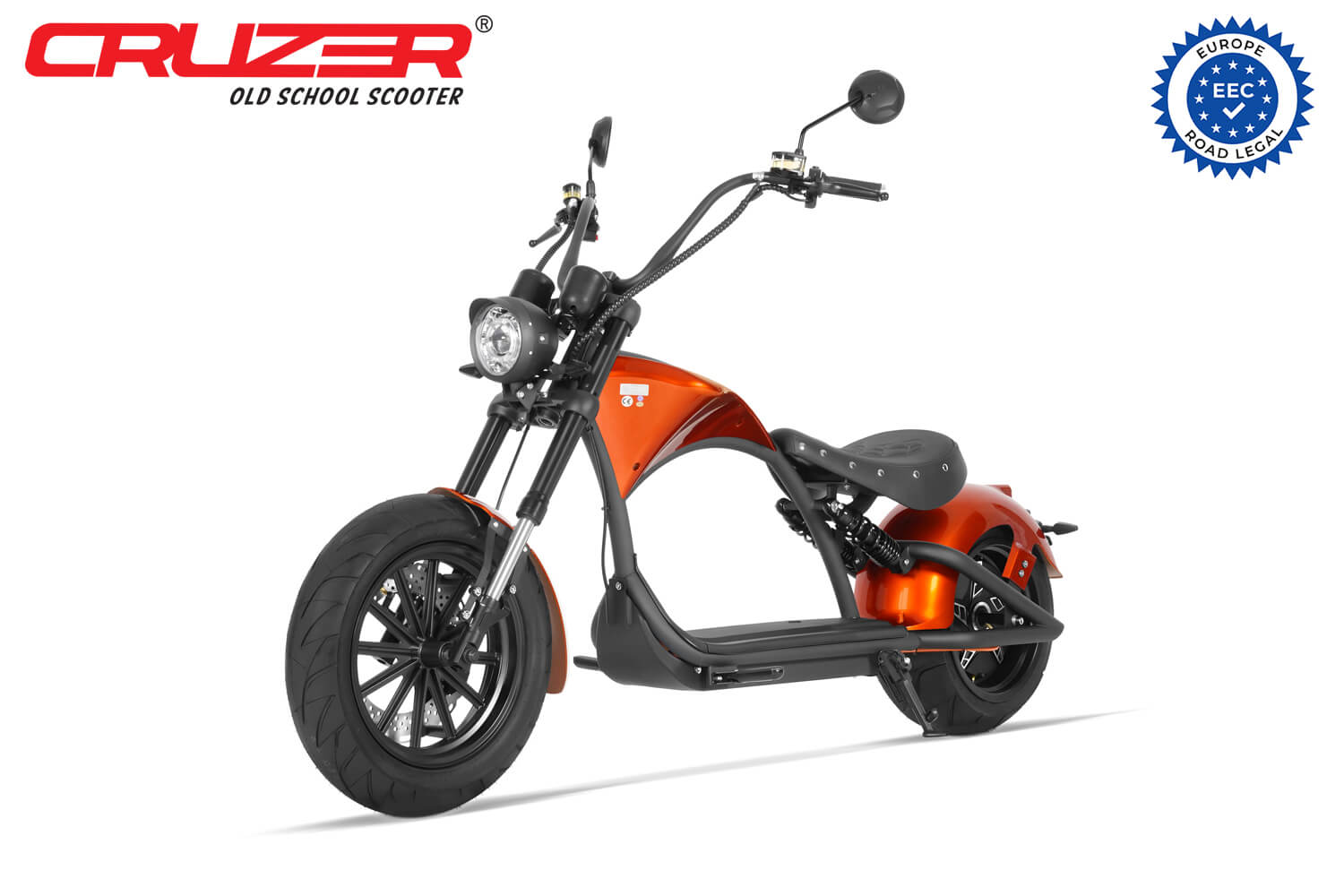 Scooter Électrique Homologué Route CRUZER VR3 MAXI 3000W 60V de Nitro Motors avec Batterie Lithium-Ion 30Ah